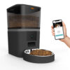 4L Automatic Cat Feeder Smart Pet Feeder For Cats Small Dogs Food Dispenser With Camera Recorder Timing Quantitative Double Bowl - Image 2