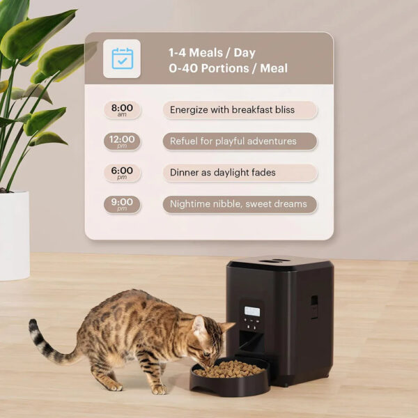 New 2L Smart Pet Feeder - Automatic Food Dispenser for Cats and Dogs - Regular & Quantitative Feeding - Image 4