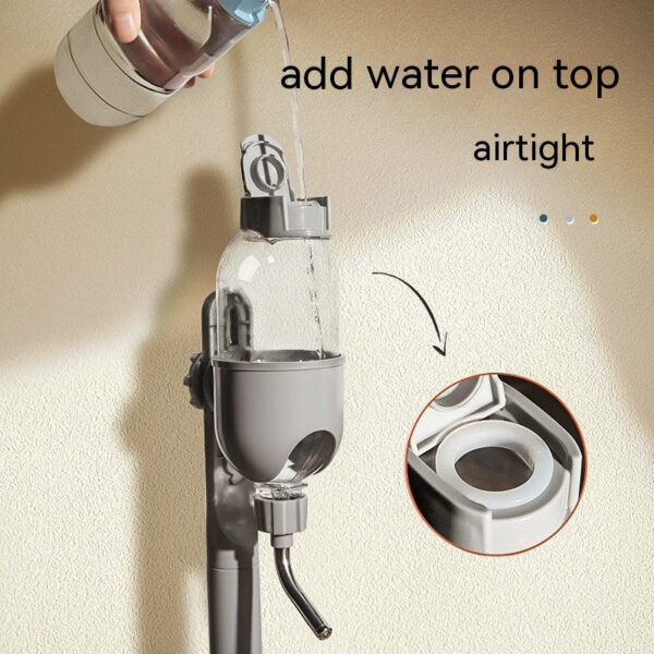 Non-Wet Mouth Hanging Dog Water Dispenser for Pets - Image 8